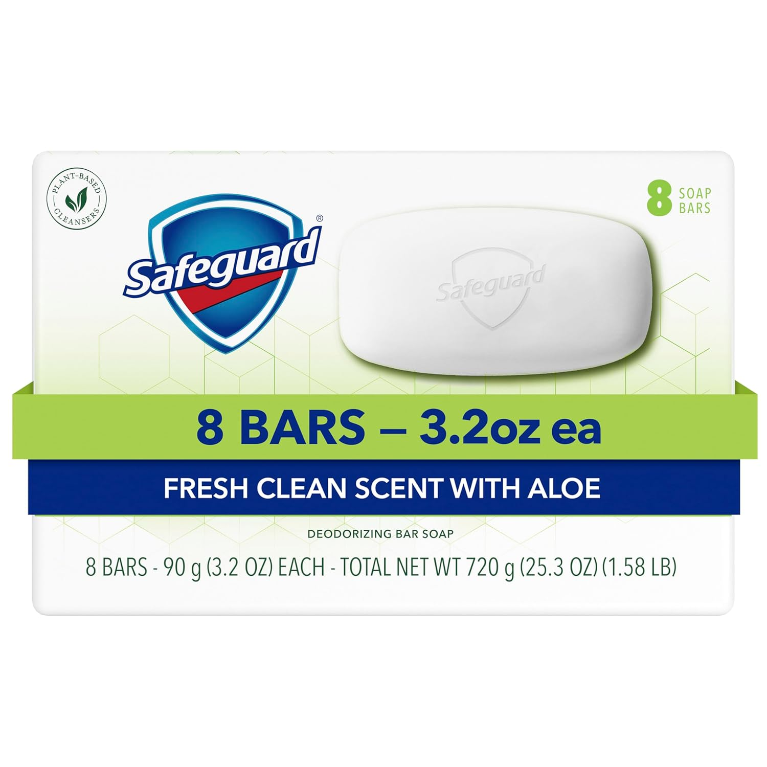Safeguard Micellar Deep Cleansing Bar Soap 4oz Washes Away 99 Percent Bacteria