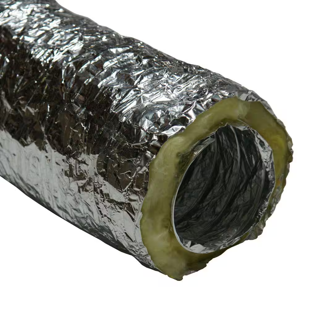 HVAC 10 In. X 25 Ft. Insulated-Flex Ducting Ventilation Duct Hose
