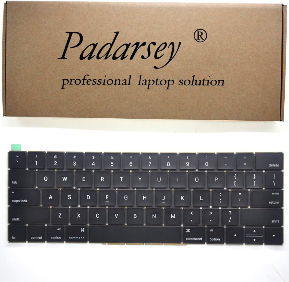 Padarsey Replacement US Layout Keyboard for Macbook Pro 13