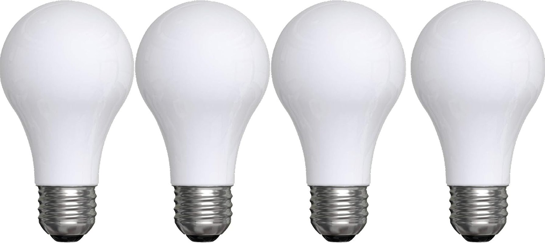 LED Light Bulbs, 60 Watt, Daylight, A19 (4 Pack)
