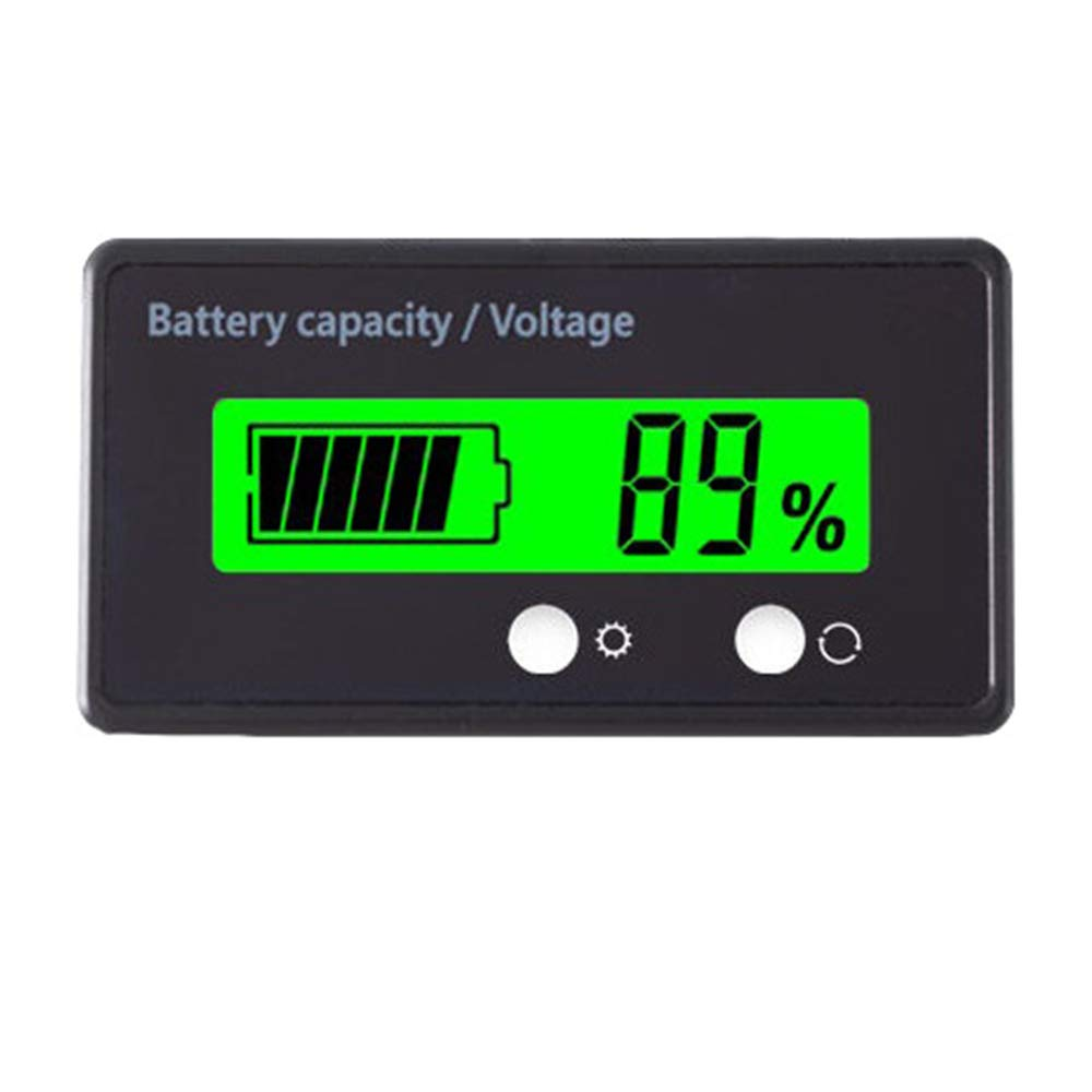 12V 24V 36V 48V Battery Capacity Indicator Golf Cart Voltage Meter 