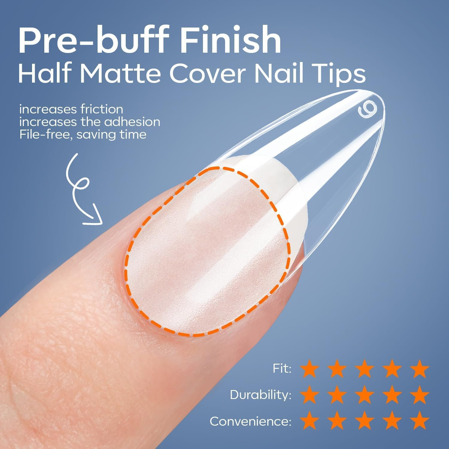Modelones Gel X Nail Kit, Medium Almond Gel x Nail Tips, 9-in-One Nail Glue &... - Picture 8 of 17