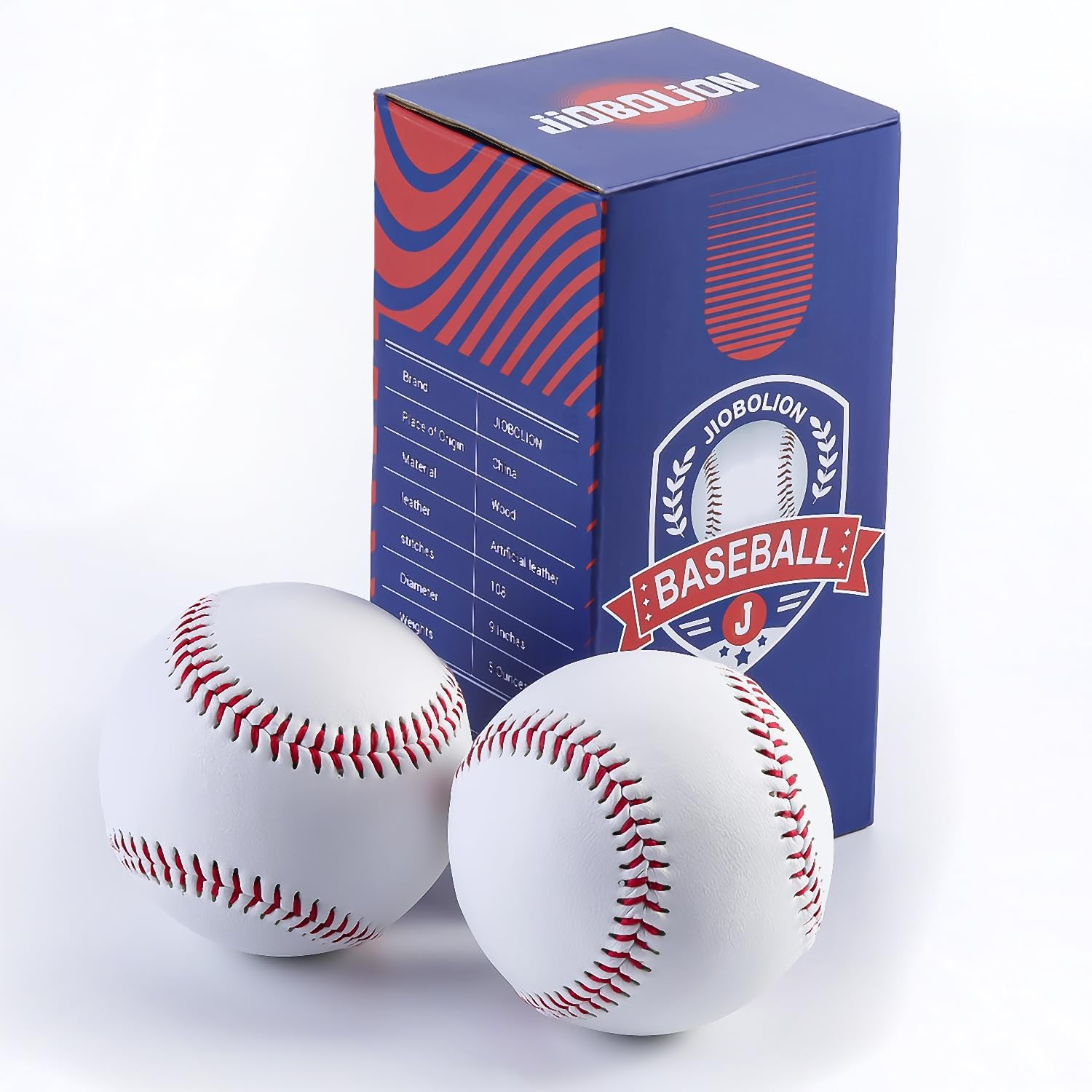 Pelotas de beisbol de tamano estandar sin marcas de cuero para entrenamiento