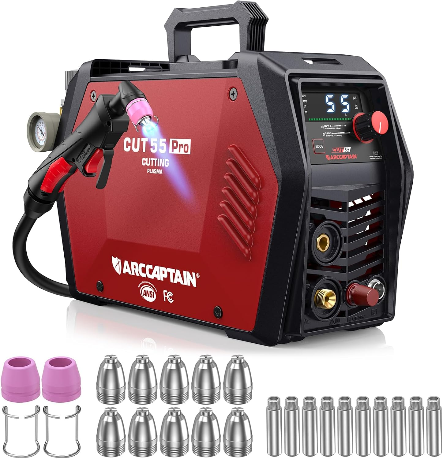 Icontrol Cut55 Pro Plasma Cutter and AG-60 Plasma Cutter Torch Consumables