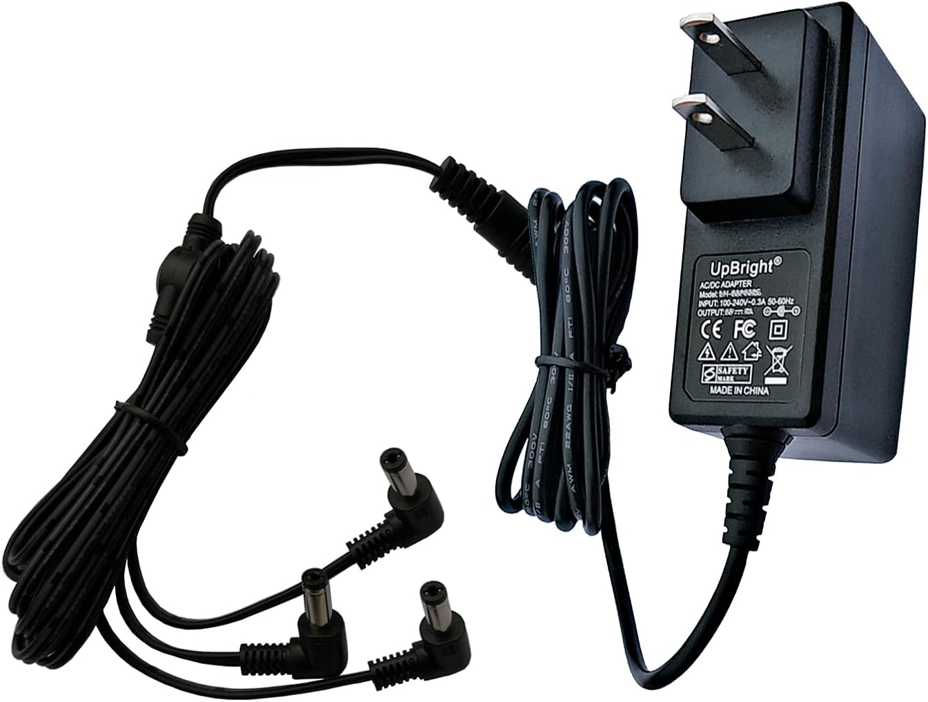 AC/DC Adapter Compatible with Lemax Lighted Accessory 4.5V # 74706 Christmas Village Houses Playground Display 3 Output Jack 34988A Spooky Town Collection 64518 4.5 Volts 4.5VDC Power Supply
