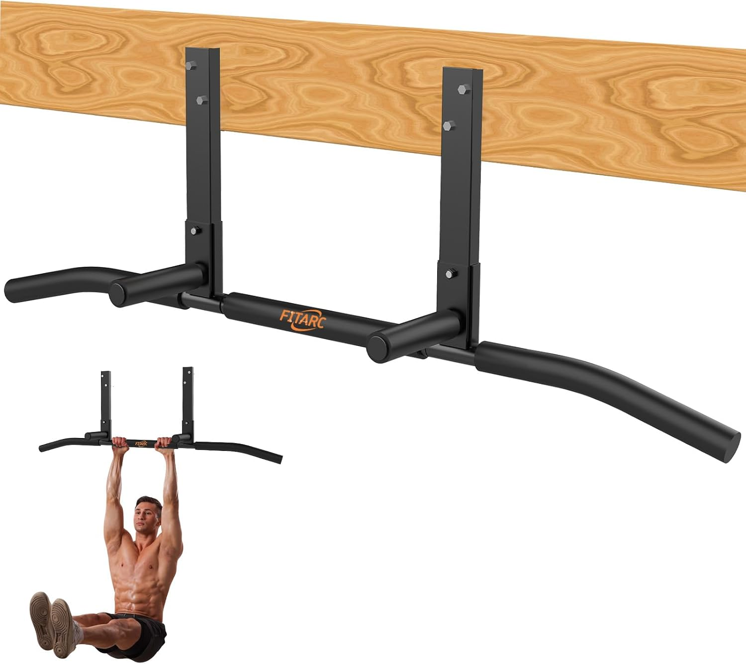 Joist Mount Pull up Bar, Wall Mount Pull up Bar for Home Gym