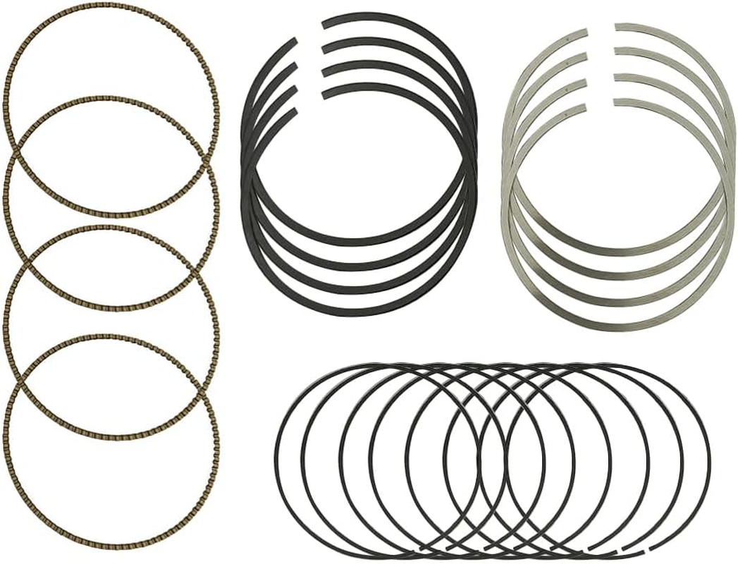 Engine Piston Ring，230402G200 STD Engine Piston Ring Set Compatible with Hyundai Sonata Kia 2006-2013，2.4L New, Replace 230402G200, 23040-2G200