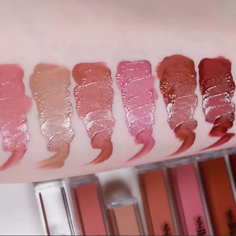 Mini Lipstick Set Private Label Matte Liquid Lipstick Set for Choose Any Color and Quantity from 1 to 8 to Make Lipstick Kit