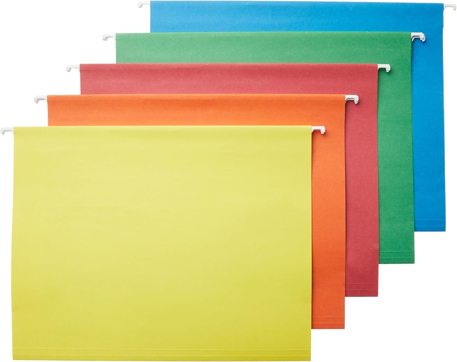 Hanging Organizer File Folder Letter Size Assorted Colors Pack of 25