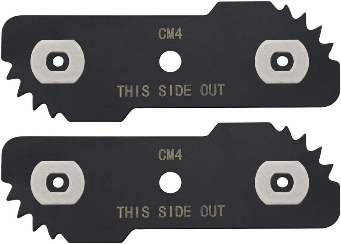 2-Pack EB-007 Edge Hog Heavy-Duty Edger Replacement Blades Compatible with Black+Decker 7-1/2-Inch, for LE750-CASE Cut with 4-Wear Indicators