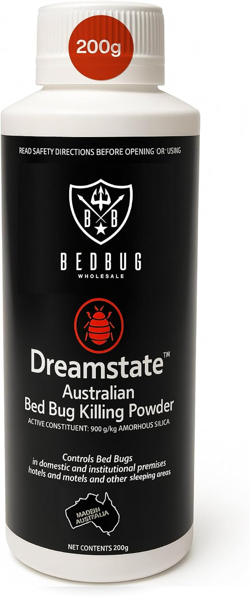 Dreamstate Bed Bug Powder with Amorphous Silica, Odourless, 200G
