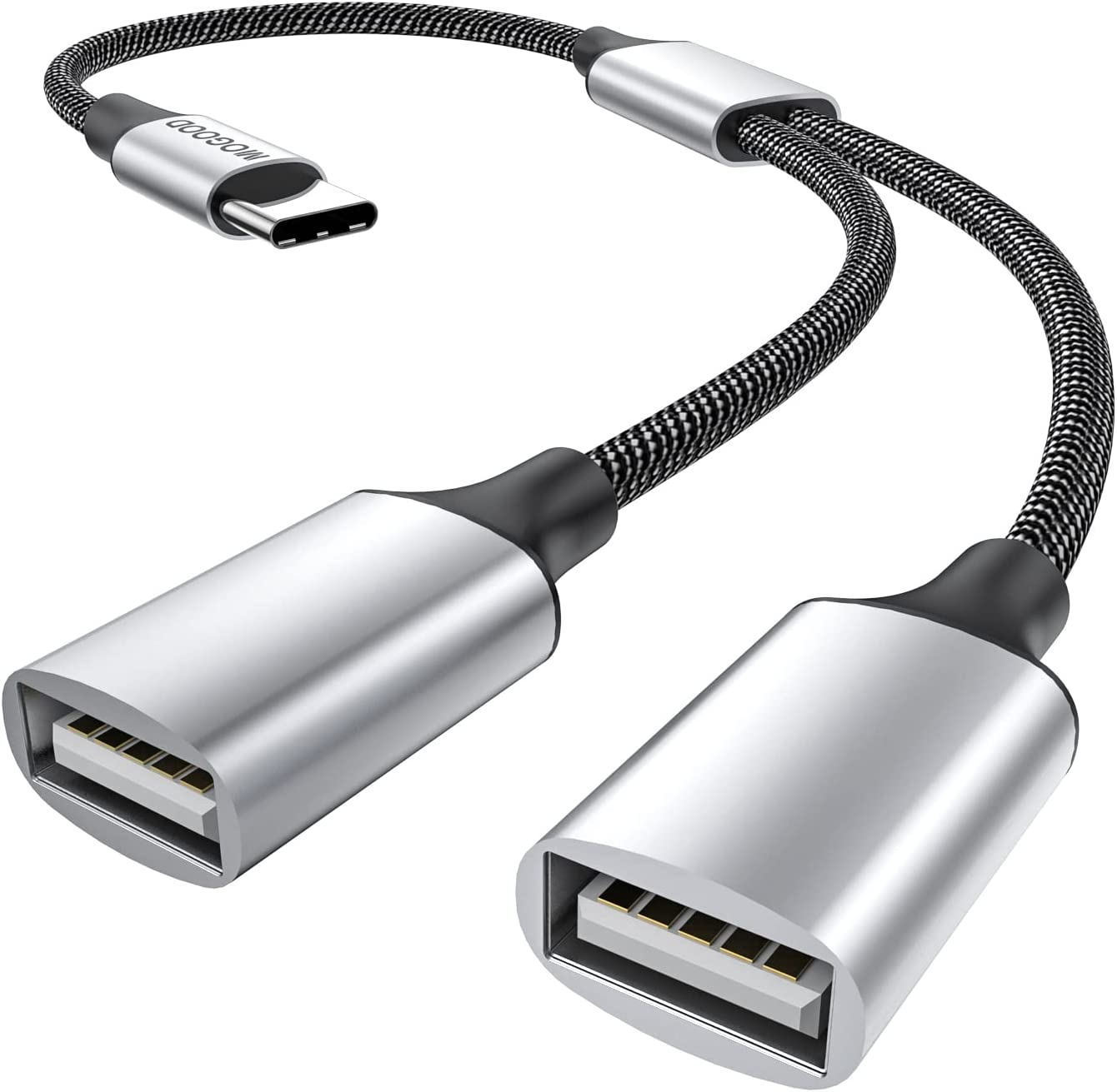 USB C to Dual USB Female Adapter Type C to Dual USB Splitter USB c to Double ... - Picture 2 of 15