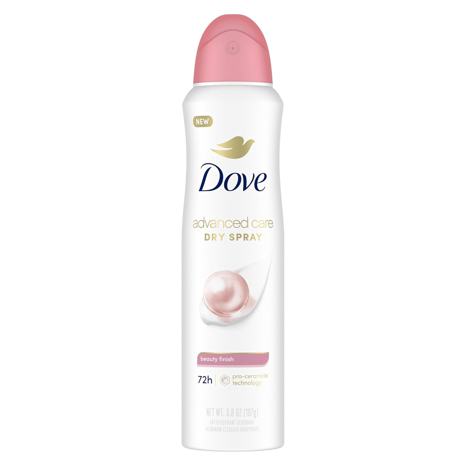 Dove Advanced Care Antiperspirant Deodorant Spray Beauty Finish to Help Skin Barrier Repair after Shaving by Boosting Skin'S Ceramide Levels 72-Hour Antiperspirant Dedorant for Soft Underarms 3.8 Oz