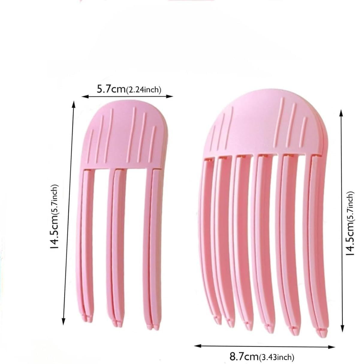 2Pcs Hair Root Lifting Combs Set,Wind Shaping Styling Combs for Fluffy Bangs,... - Picture 3 of 14