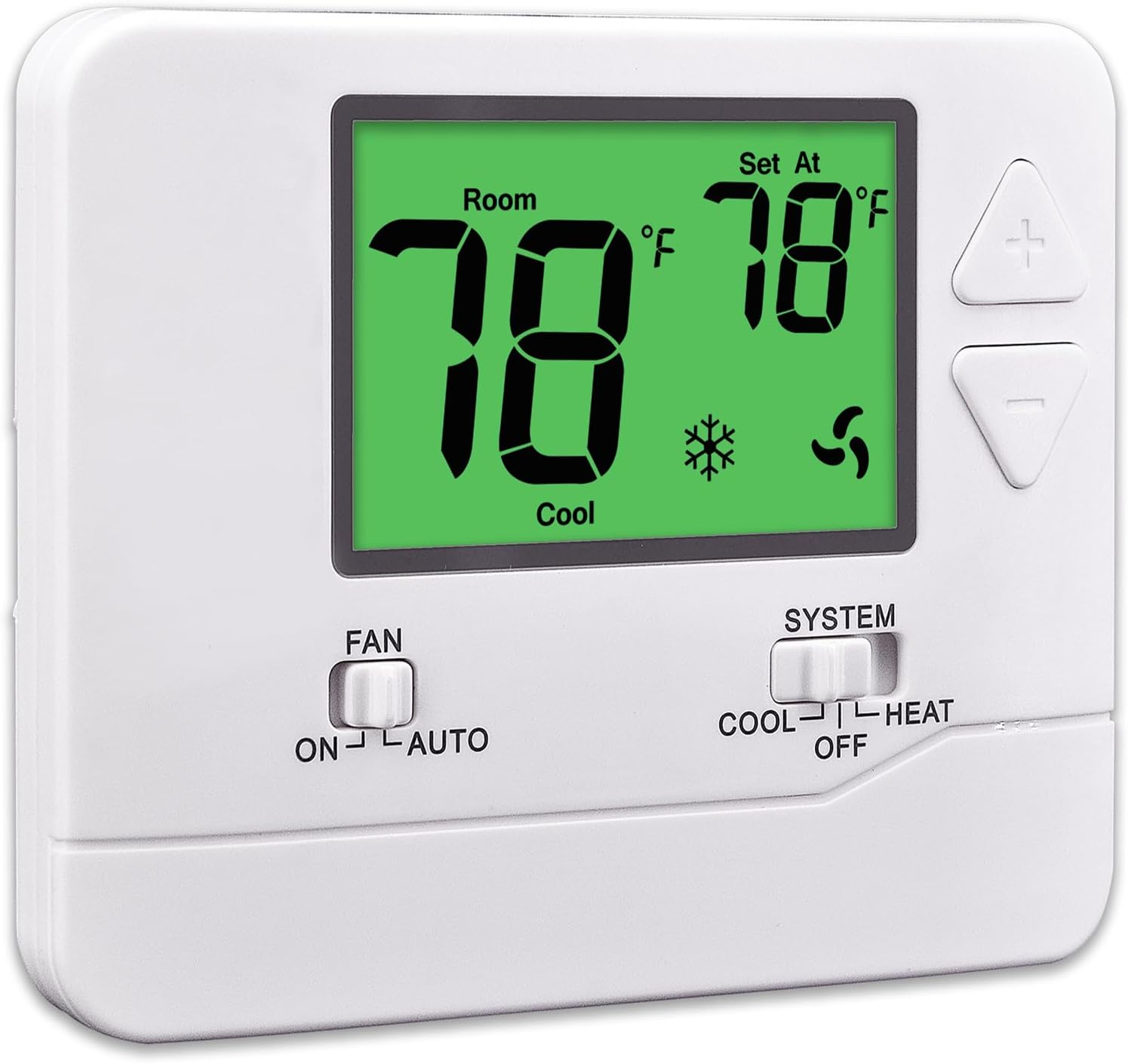 Termostato no programable para casa, ahorro de energía digital