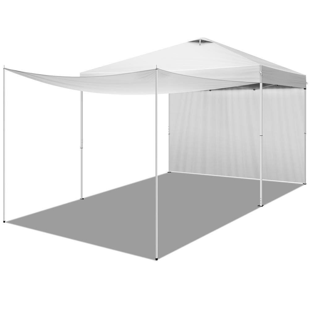10 Ft. X 10 Ft. Pop-Up Canopy with 2-Expandable Sidewalls