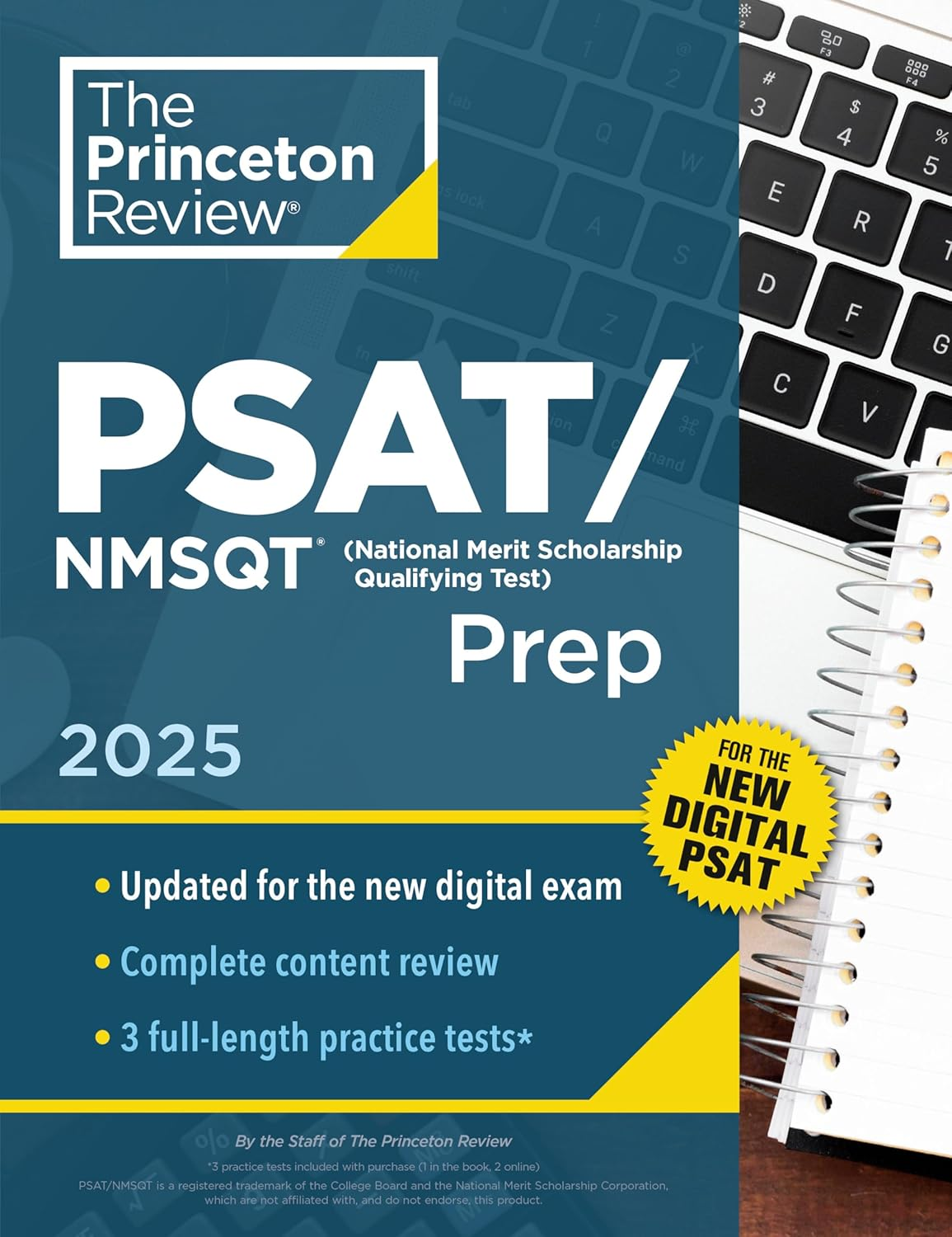 Princeton Review PSAT/NMSQT Prep, 2025: 3 Practice Tests + Review + Online Tools for the Digital PSAT (2025) (College Test Preparation)