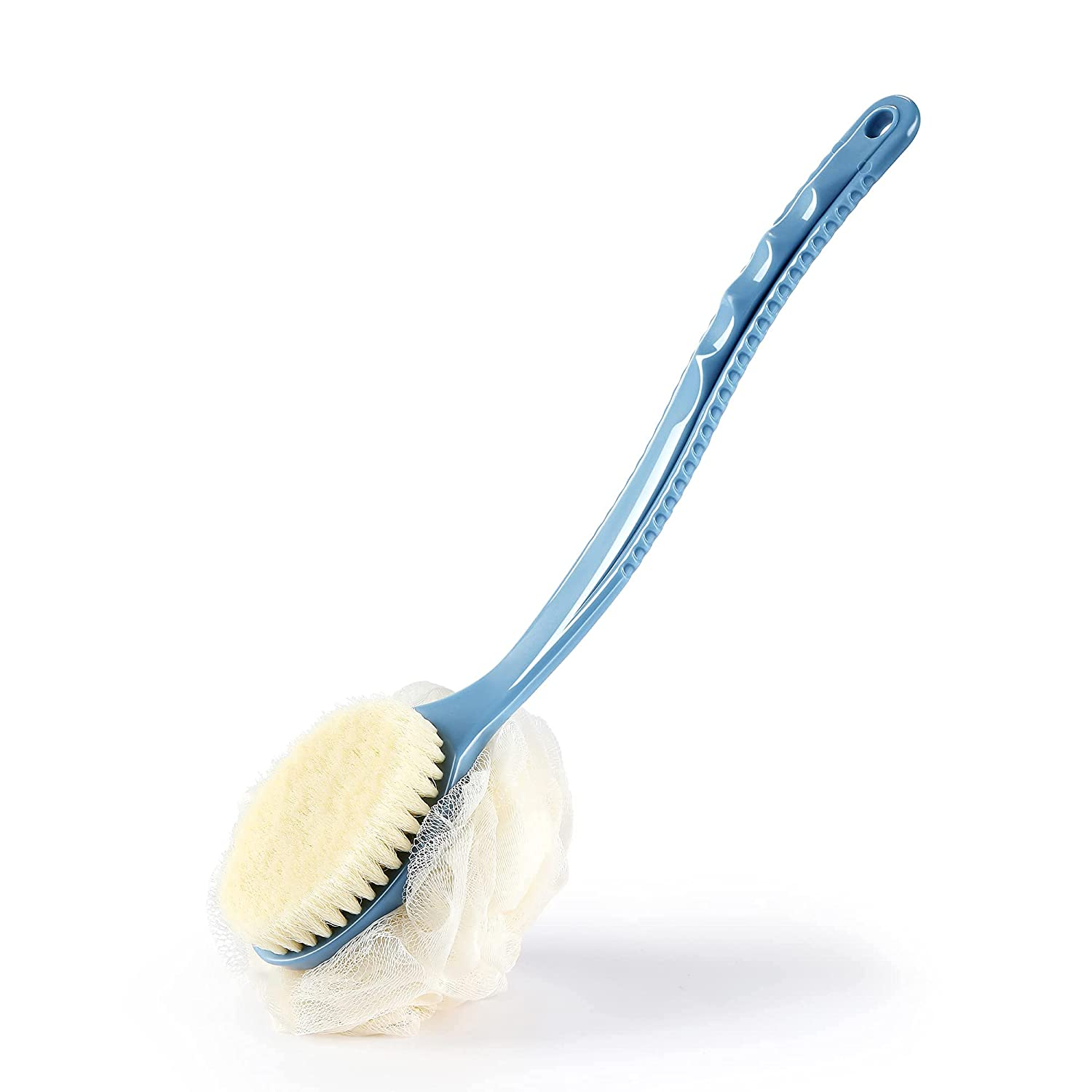 Shower Body Brush – Loofah & Bristles, Back Scrubber