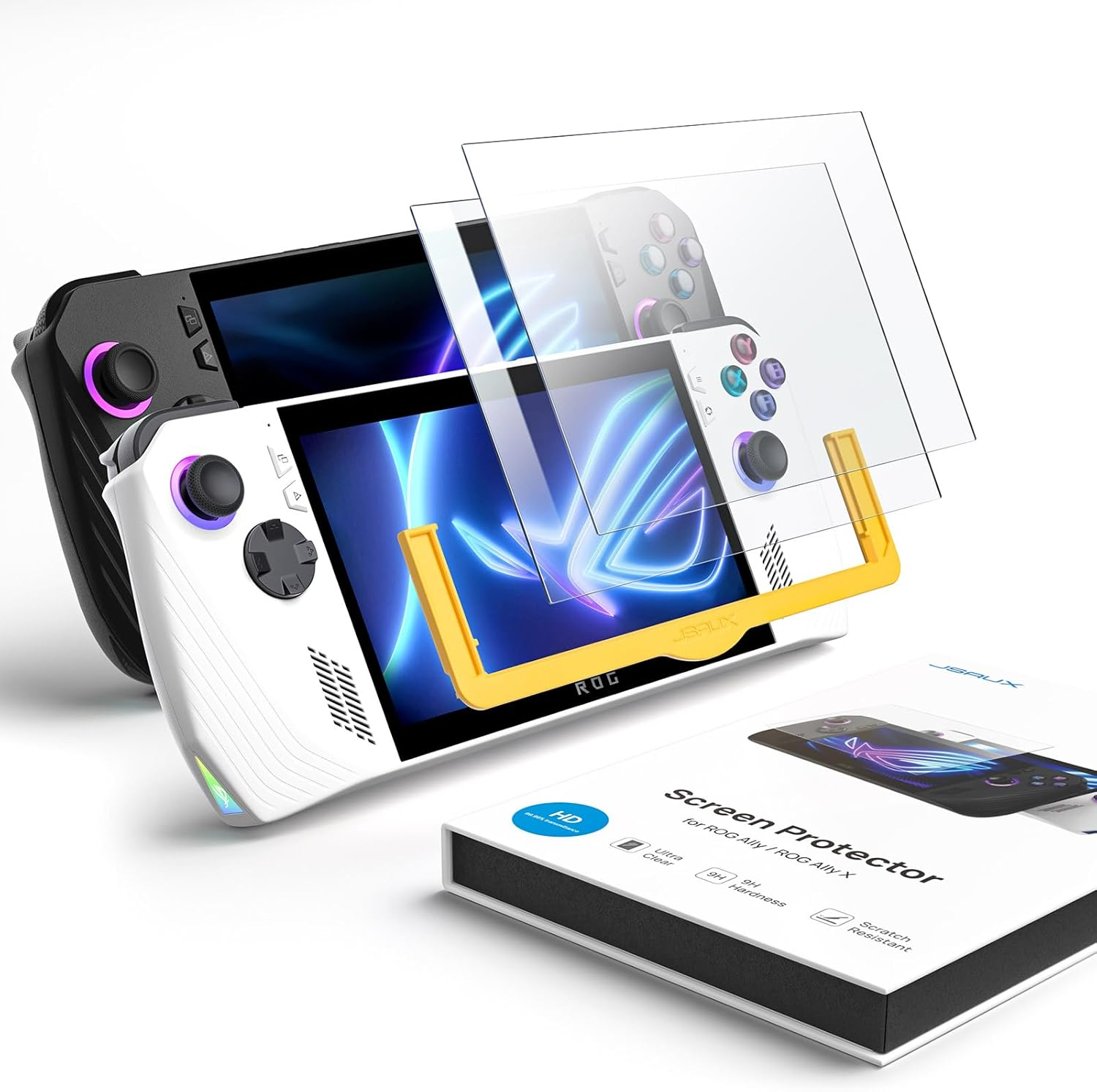 ROG Ally Screen Protector 2-Pack, Ultra HD Glass 9H