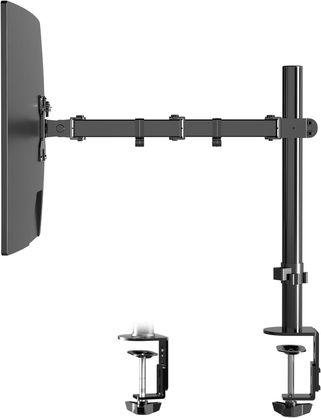 Single Monitor Arm,Single Monitor Desk Mount,Adjustable Monitor Mount for 32inch Screen,Holds Up to 22lbs,100x100 Vesa Monitor Stand