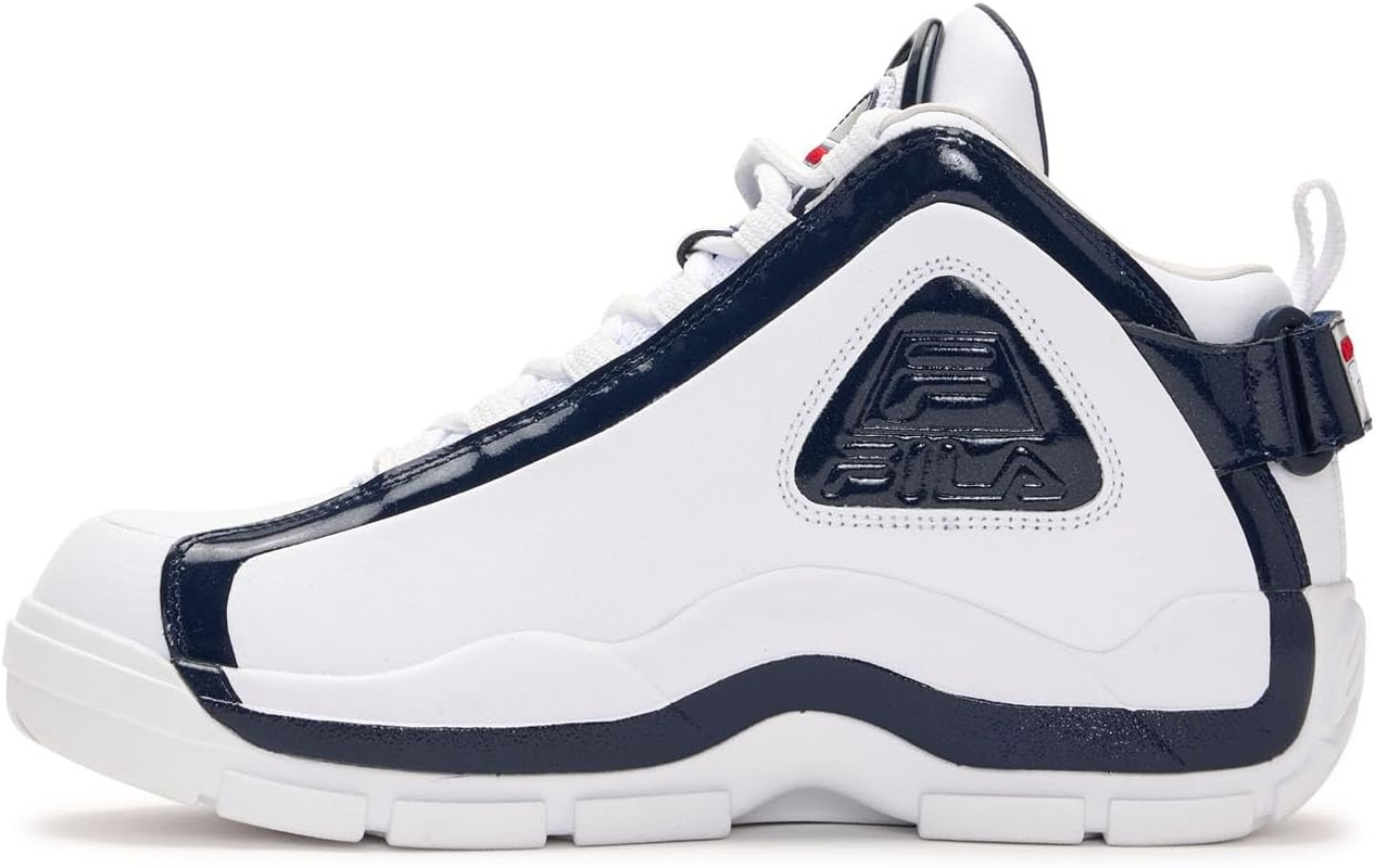FILA Men's Grant Hill 2 Sneaker, White/Deep Blue/Pointsettia, 12 US - Picture 5 of 13