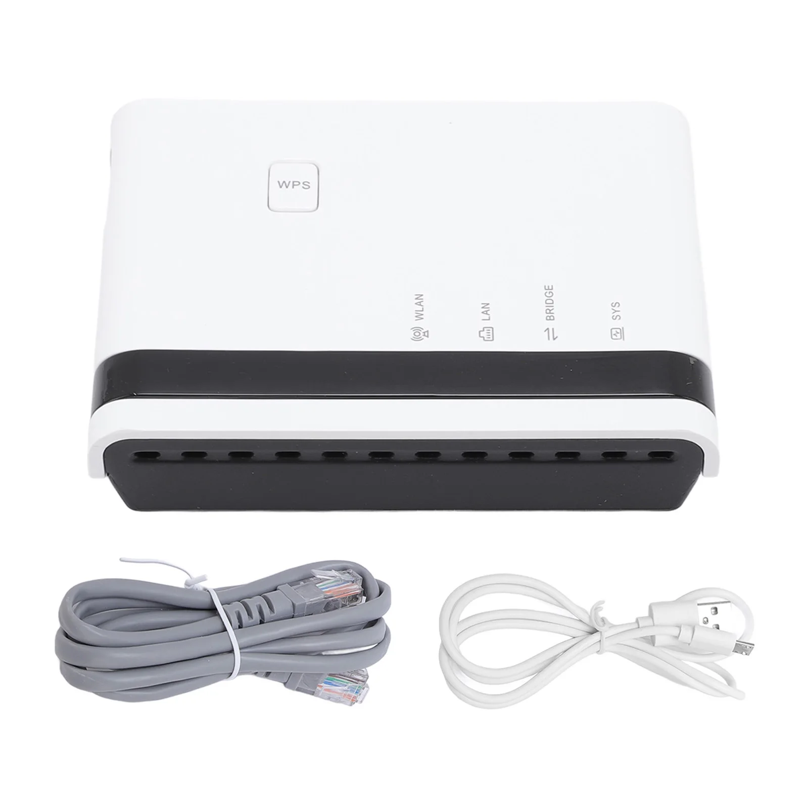Print Server Compact 10/100Mbps LAN Bridge Sharing 3 Modes Support 4 Printers Wireless Printer Server LED Indicators for Shops
