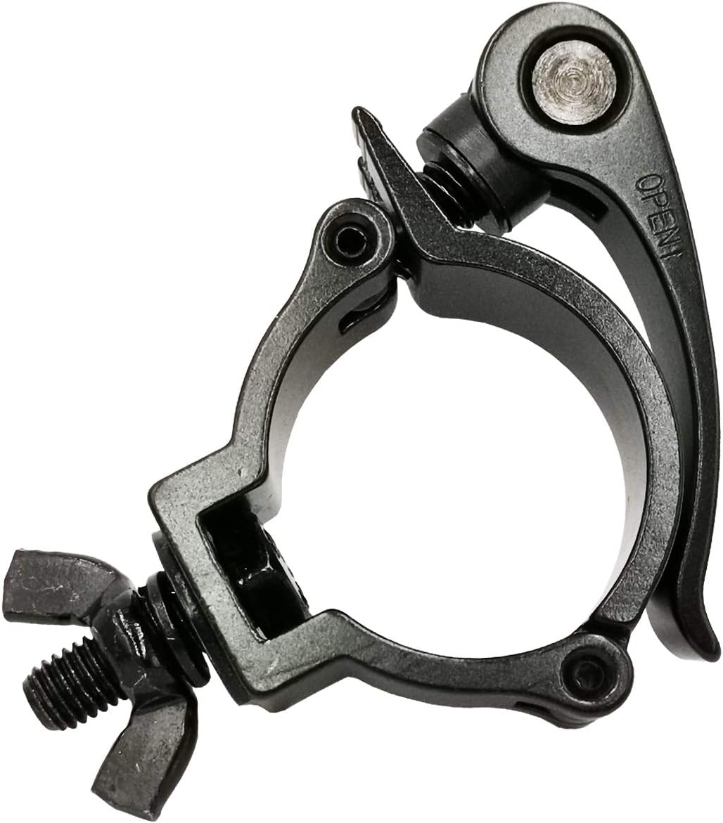 Lighting Clamp 2 Inch Truss Quick Release Mount Heavy Duty 220 Lbs Fit 48-51Mm OD Pipe Truss F34 Black