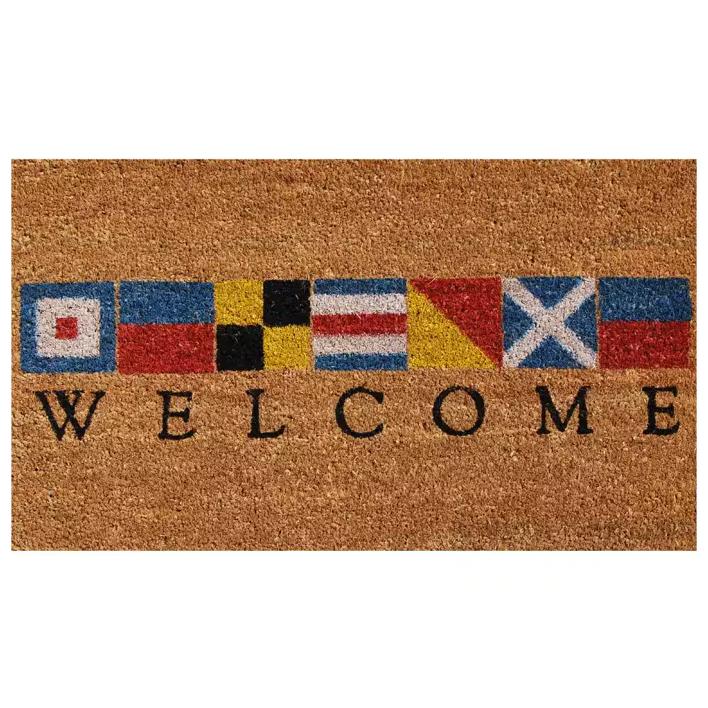 Nautical Welcome 24 In. X 36 In. Door Mat