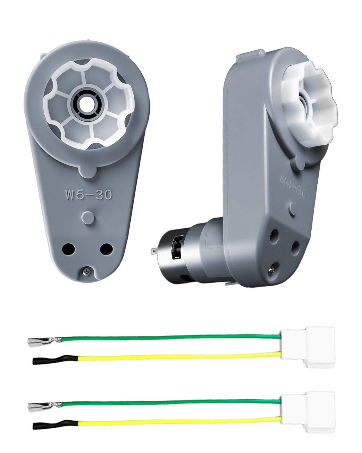 2-Pack 24V RS775 Motor Gearbox Upgrade for Power Wheel Ride-On Cars