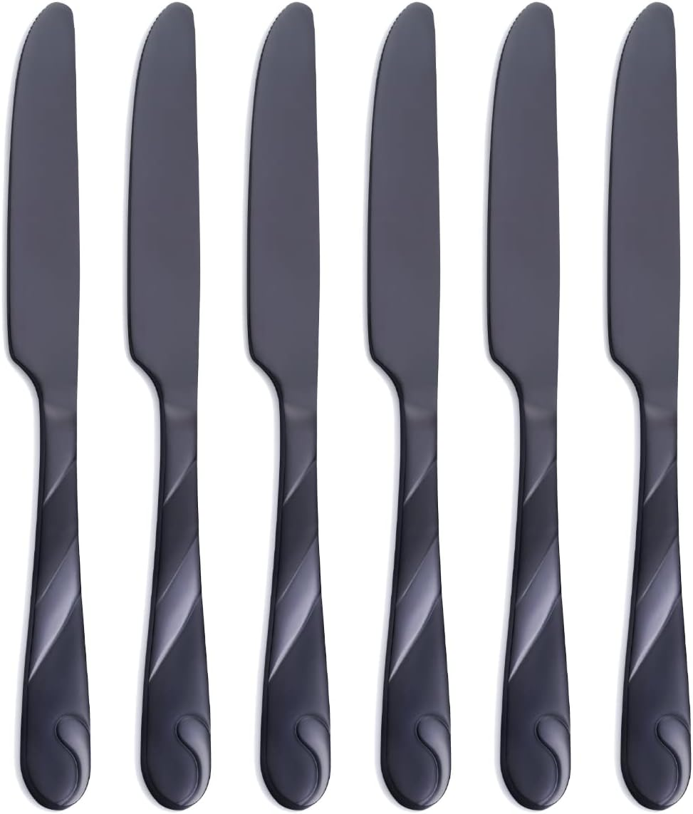 Seeshine 19.3 cm Stainless Steel Black Dinner Spoon, Metal Soup Spoons Table ... - Picture 12 of 17