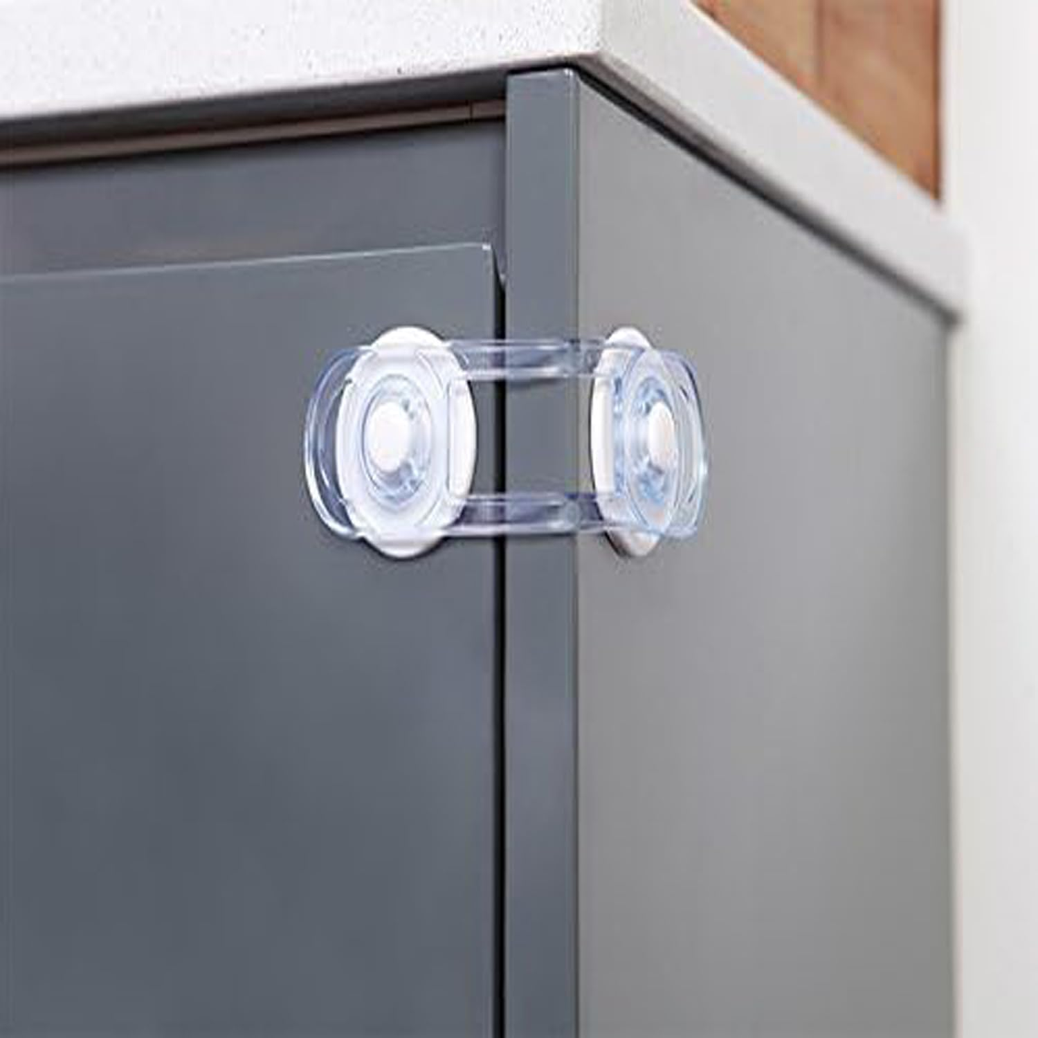 Clear Child Safety Guards & Locks, Ajustable Baby Proofing Cabinet and Drawer... - Picture 7 of 14