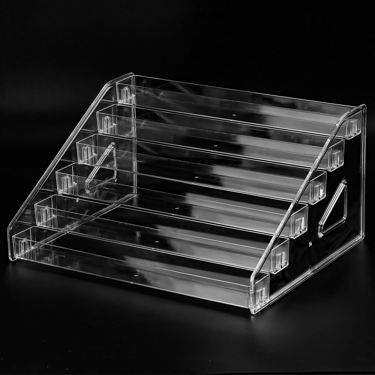 Organizador de Acrilico de 6 Capas para Esmaltes y Lentes Transparente