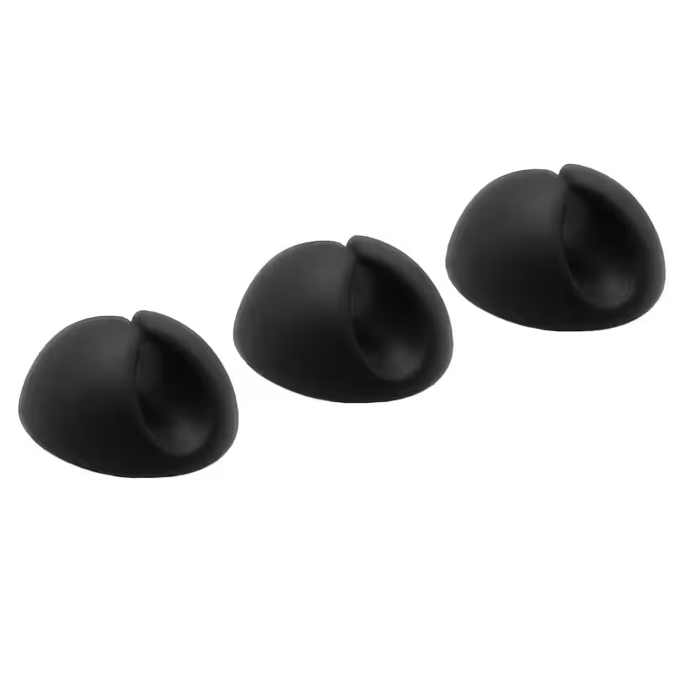 Cable Clips Phone Cord Holder Charger Cord Organizer Black Cable Management Clips 9 PCS