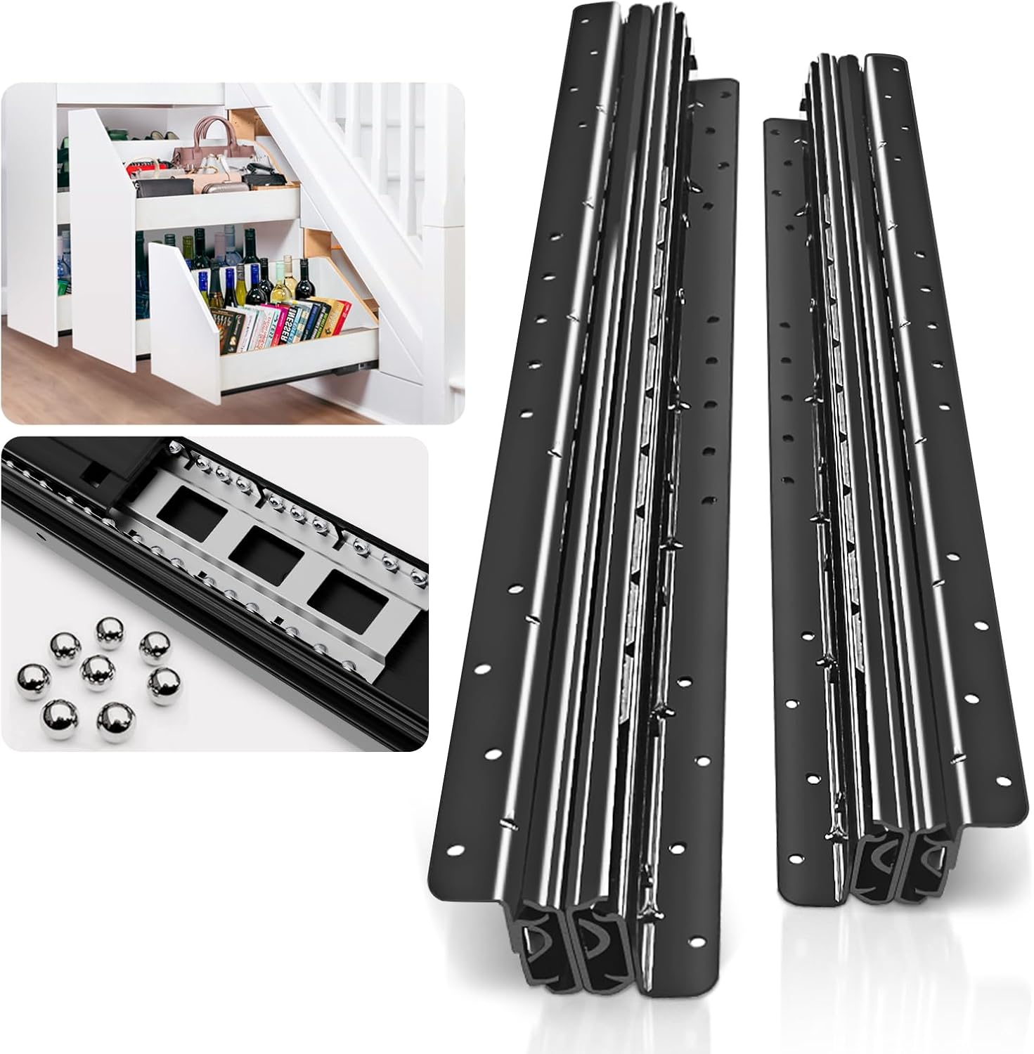 Heavy Duty Undermount Drawer Slides 24