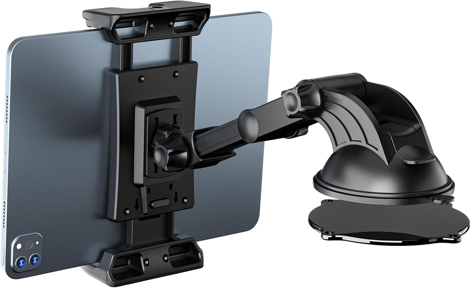 Tablet Holder for Car Dashboard Suction Cup, Ipad Car Mount for All 5