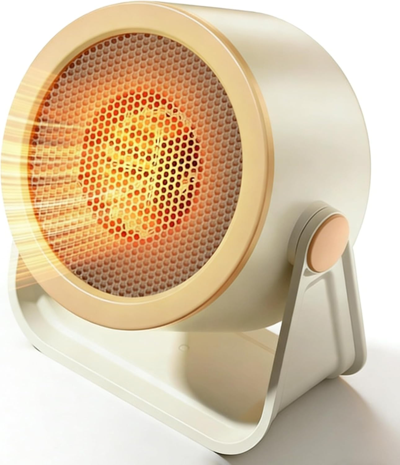 Indoor Electric Portable Space Heater, 1200W Personal Desk Heater, Fast Quiet Heating Ceramic for Small Room,Bedroom and Office Use