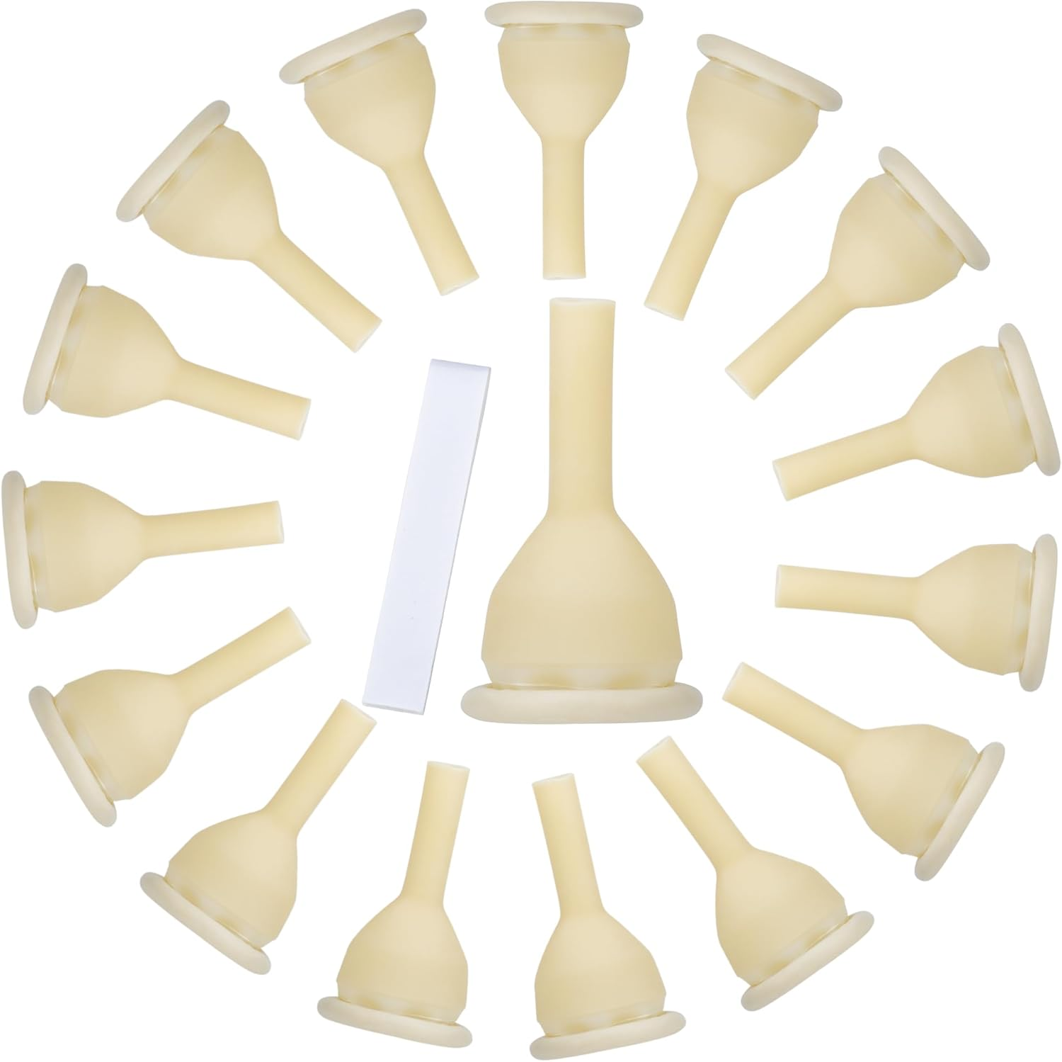 30PCS 30Mm Latex Condom Catheters for Men, External Condom Catheter for Incontinence Men with Adhesive Strips, Leak-Proof, Individually Wrapped