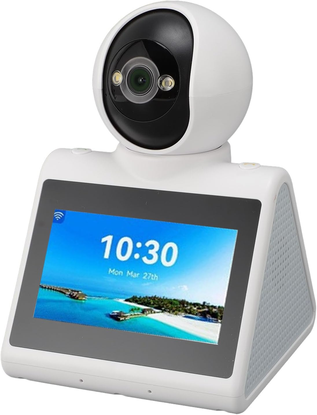 2 Way Video Calling Camera with 4.3Inch HD Screen,2K Security Camera Indoor with Phone App, Home Nanny Camera for Pet Dog Elderly