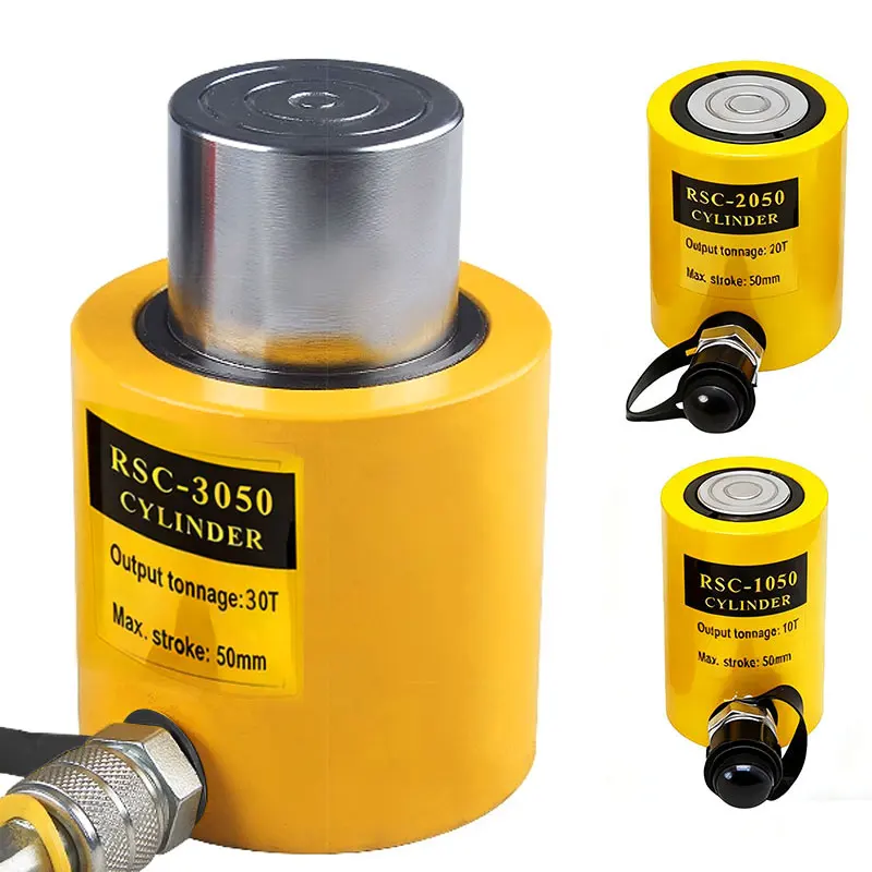 High Pressure Hydraulic Jack 10T/20T/30T Hydraulic Cylinder Portable Hydraulic Lifting Ram for Heavy Machinery Maintenance