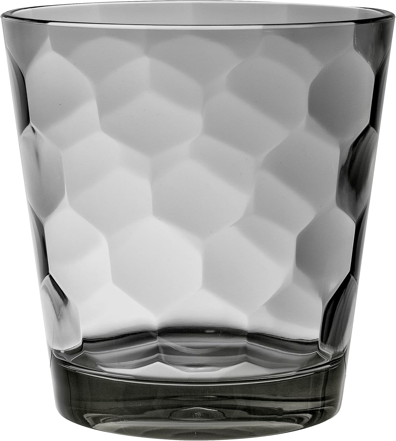 - LYON- 11 Ounce, Set of 6, Acrylic Tumbler Drinking Glasses Cups, Bpa-Free, Stackable Plastic Drinkware, Dishwasher Safe, Gray-Black