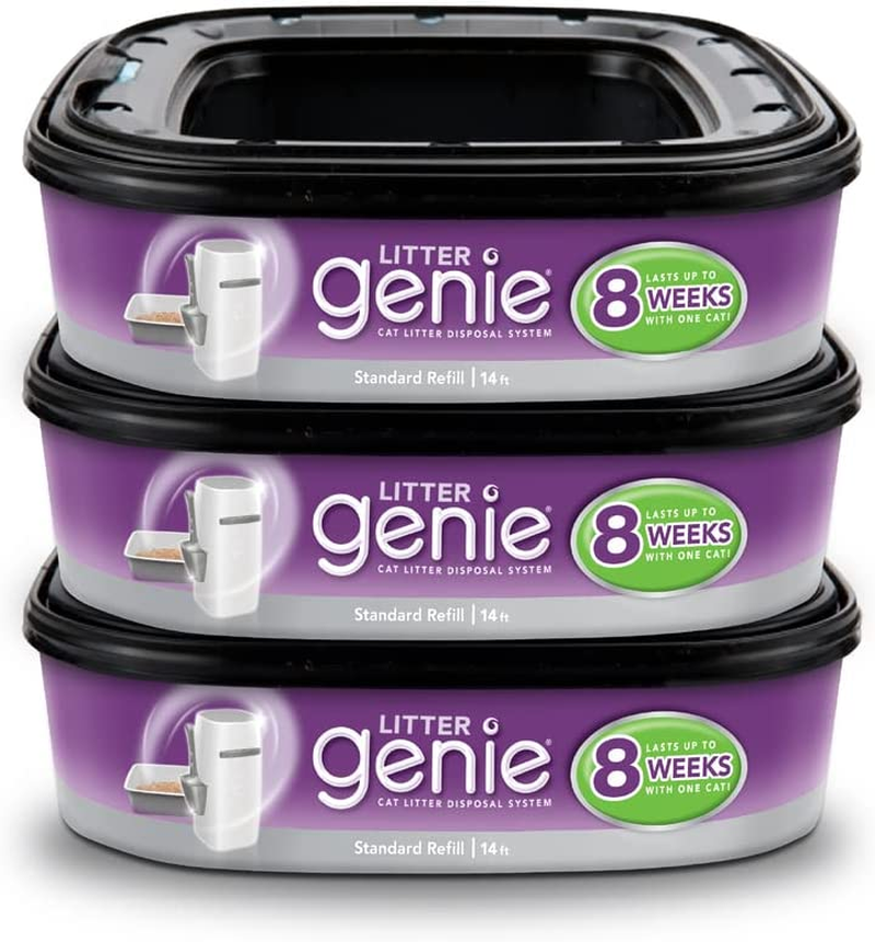 Refill Bags (3-Pack) Multi-Layers of Odor-Barrier Technology 1 Square Refill Lasts up to 2 Months