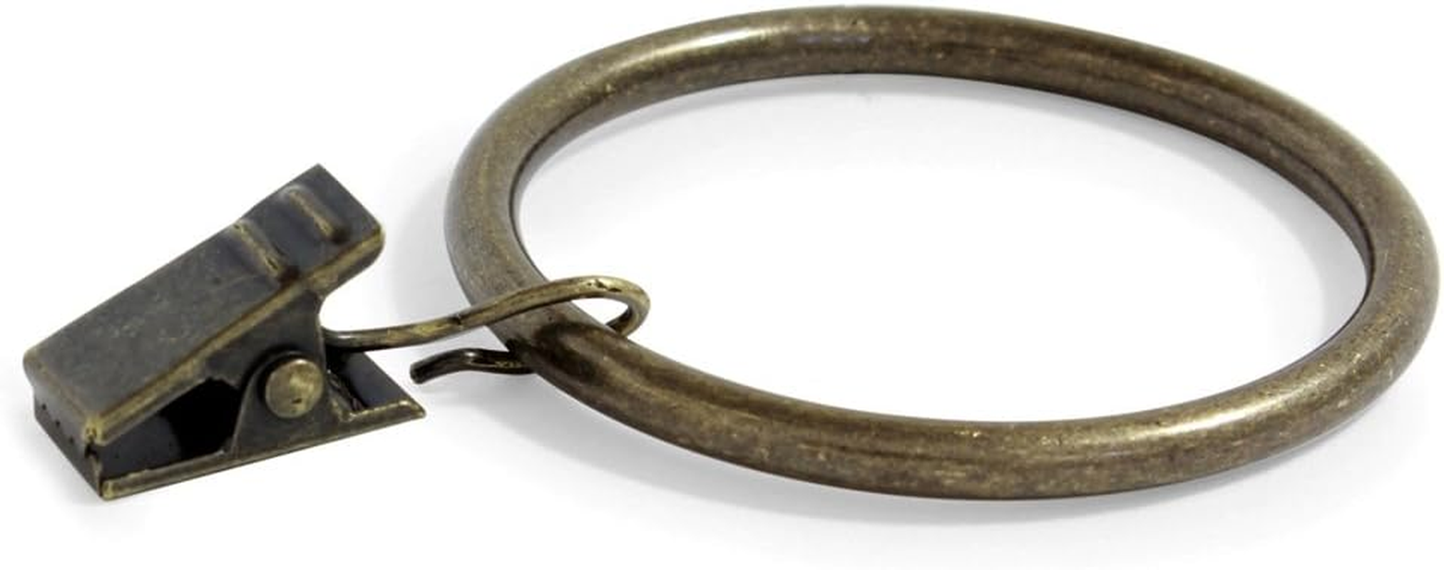 Curtain Rings - Set of 14 Decorative Drapery Rings Curtain Clip Rings with Strong Clips 2