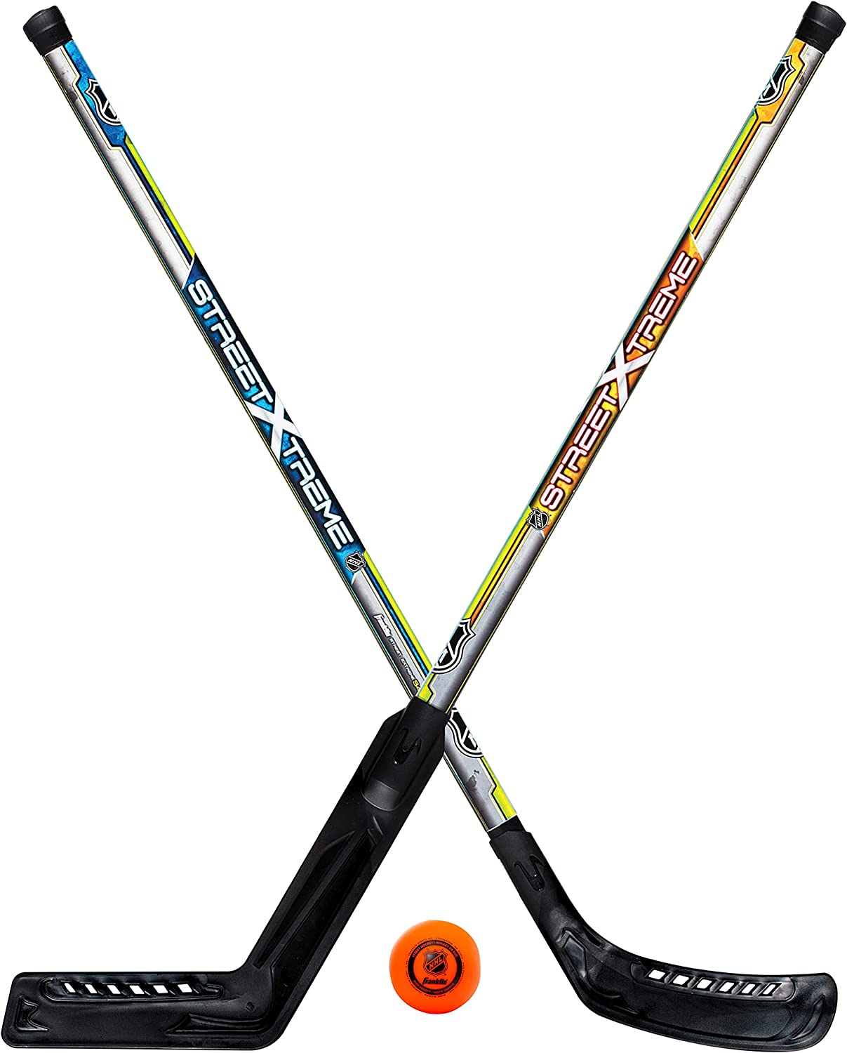 Franklin Sports NHL Kids Street Hockey Stick Set - includes (2) Youth Street ... - Picture 10 of 11