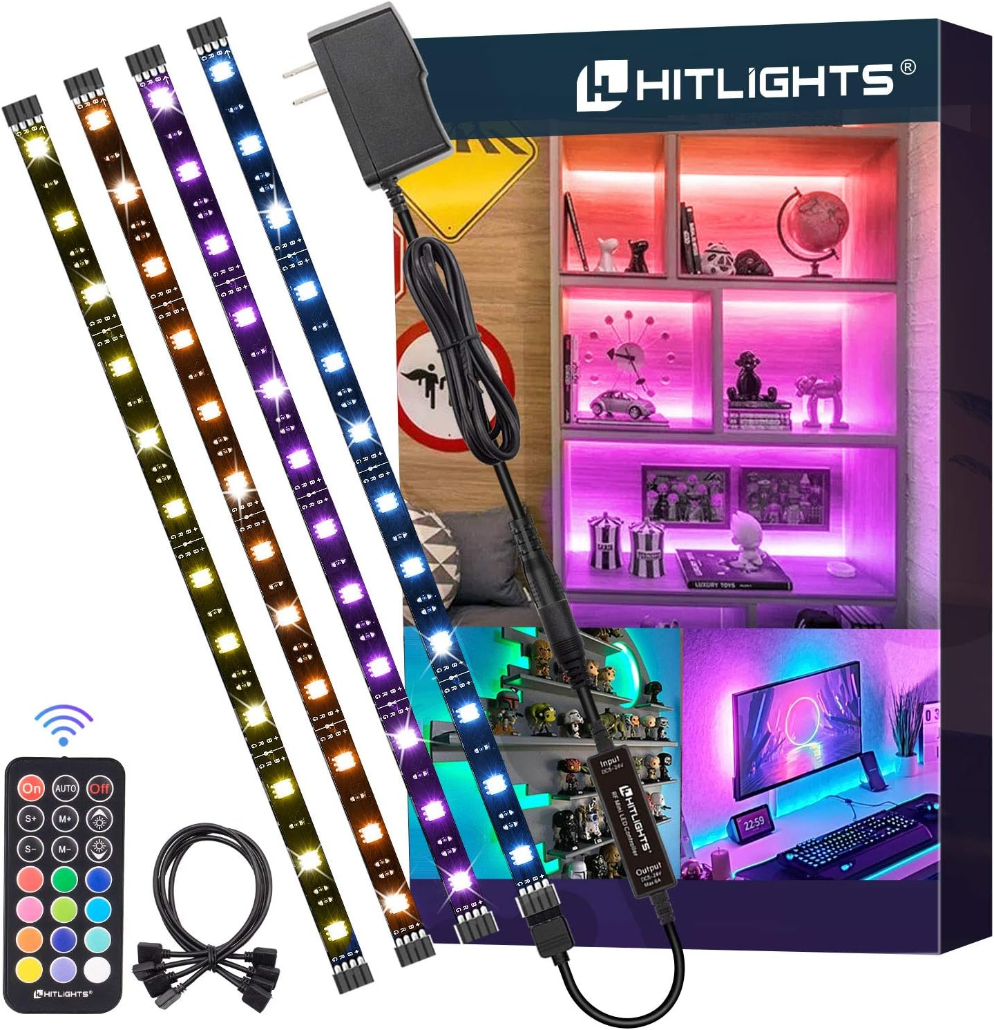 LED Strip Lights Dimmable for TV Backlight, Bedroom, Cabinet Shelf Display New