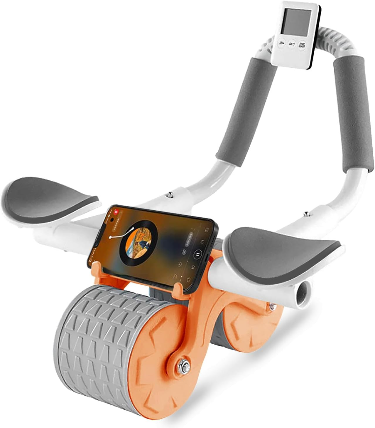 Rueda de Rodillo Ab Con Alfombrilla 2023 Nueva Rodilla Y Temporizador Abdominal