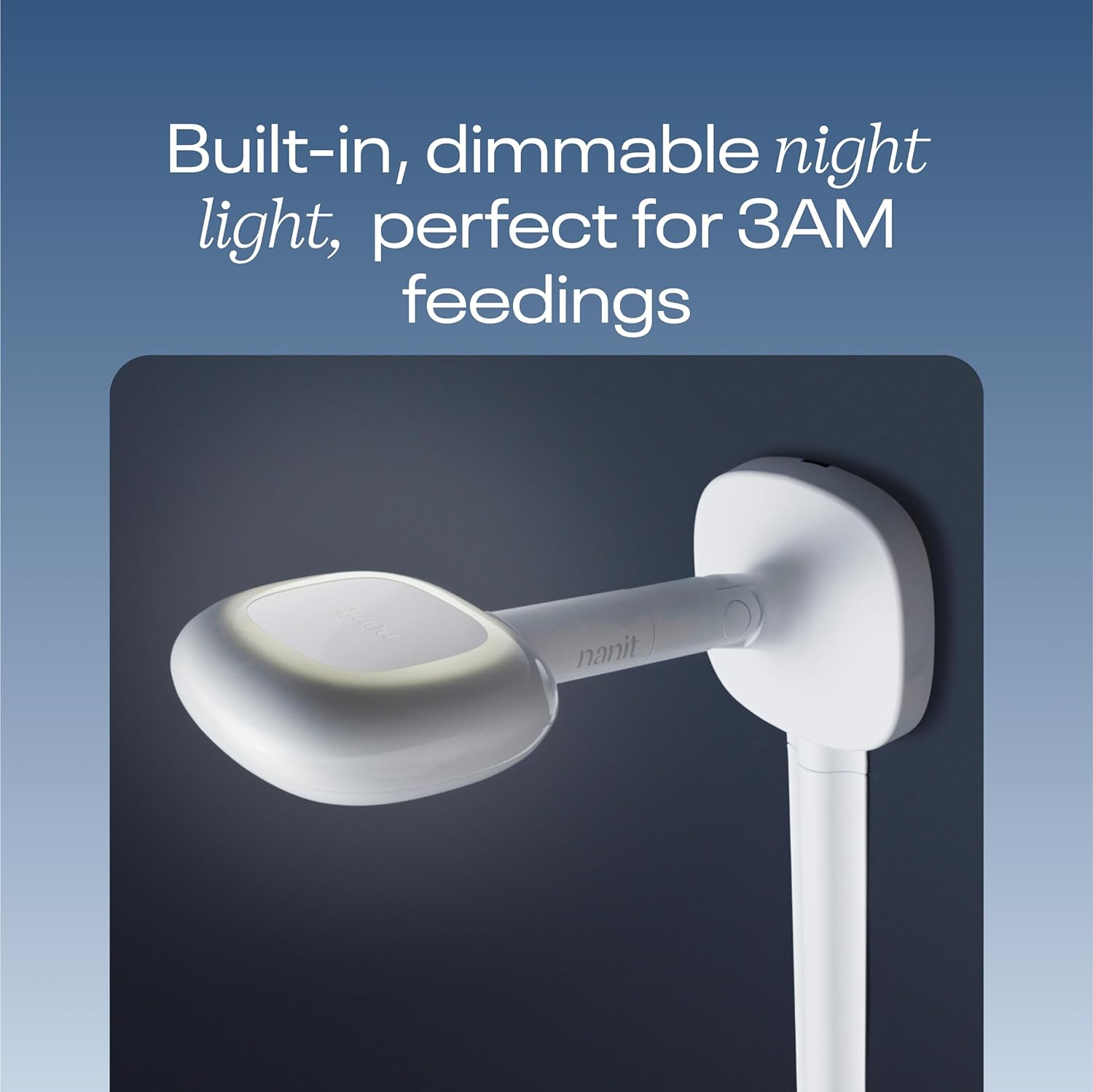 Nanit Pro Wall Mount (White) - Smart Wi-Fi Baby Monitor, Contact-Free Breathi... - Picture 11 of 15