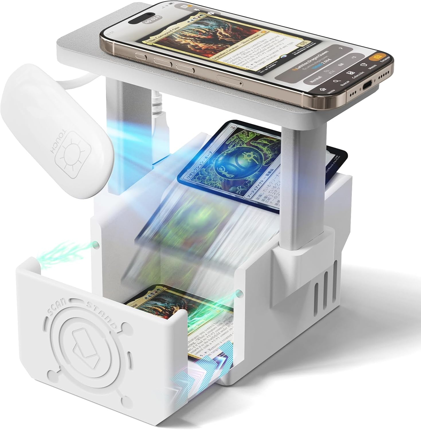 Card Scanner Pro for Trading Cards MTG Card Scanner Stand with LED Light and M | eBay Card Scanner Pro for Trading Cards MTG Card Scanner Stand with LED Light and M | eBay