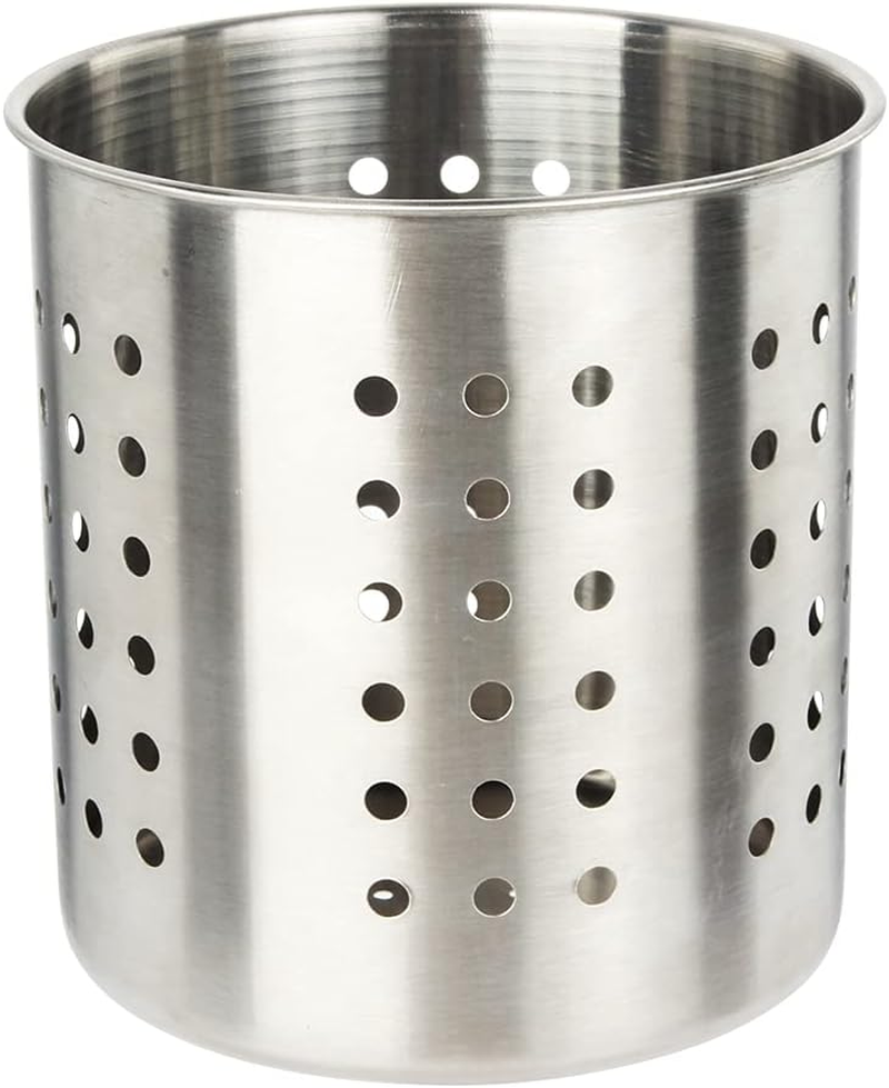 Saiveina Stainless Steel Utensil Holder Kitchen Holder Restaurant Cooking Utensil 