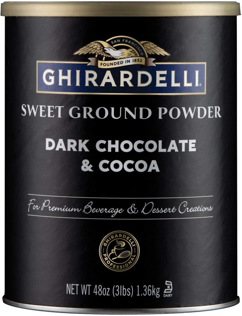 Dark Chocolate & Cocoa - Sweet Ground Powder, 3 Lb