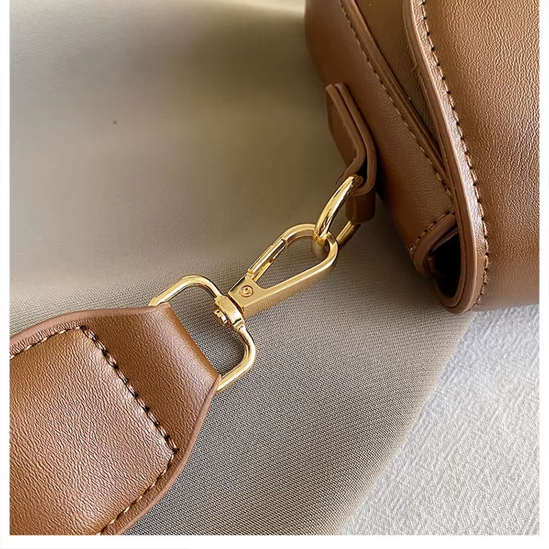 BESTELLA Brand Wholesale High Quality Lady Fashion Solid Color Casual Custom Underarm Square PU Leather Daily Tote Handbag